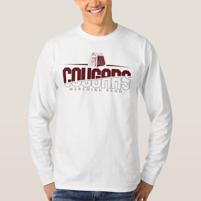 Ada Cougar March Band Långärmad Classic Tshirt T Shirt (Framsida)