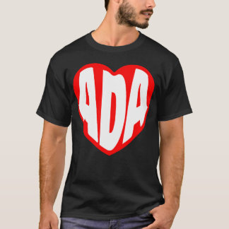 Ada i mitt hjärta present t shirt