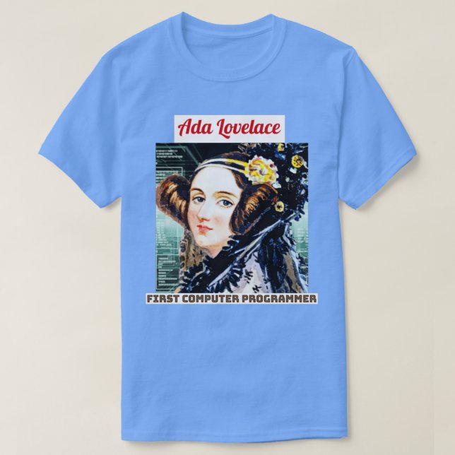 Ada Lovelace 1 T Shirt (Design framsida)