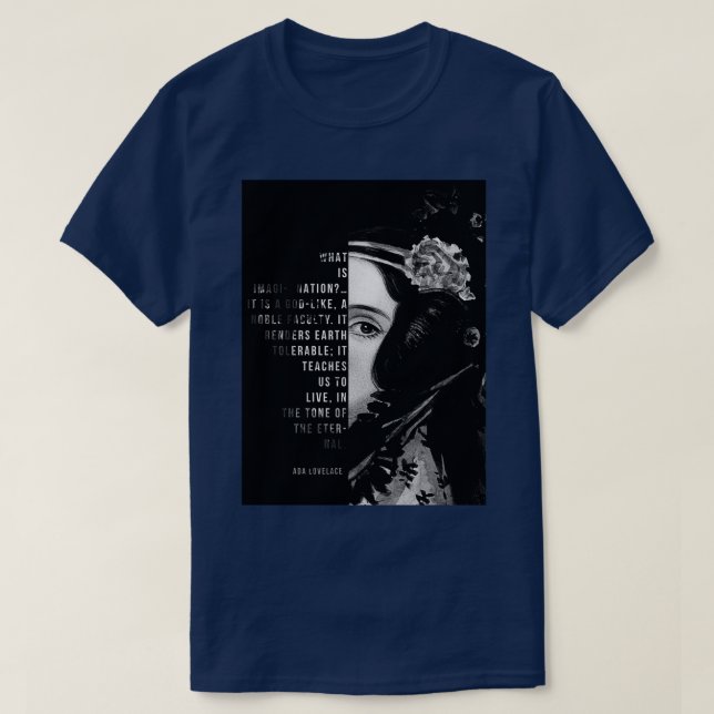 Ada Lovelace Imagination  T Shirt (Design framsida)