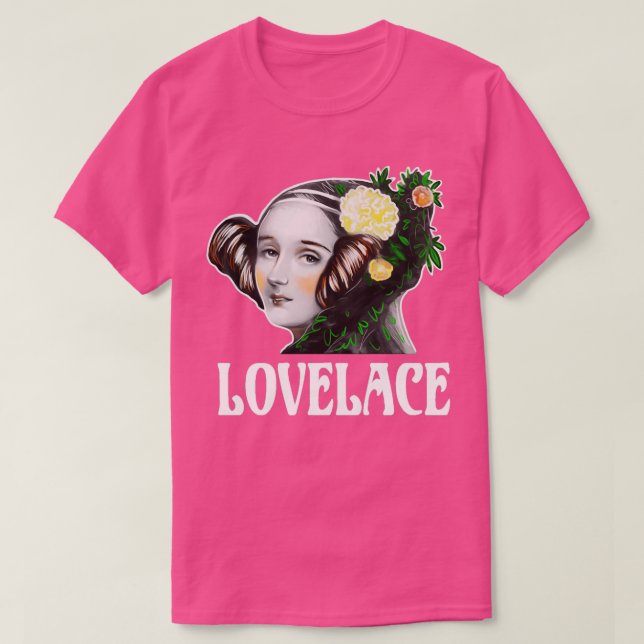 Ada Lovelace Mathematician  T Shirt (Design framsida)