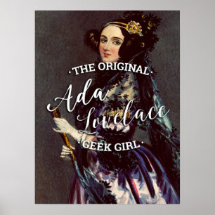 Ada Lovelace - Original Geek Girl Poster