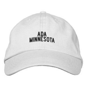 Ada Minnesota Hat Broderad Keps
