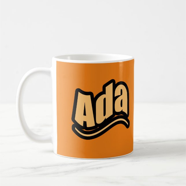 Ada namn, för Ada Kaffemugg (Vänster)