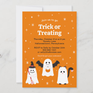 Adabel Halloween-Anpassningsbar eller behandling a Inbjudningar