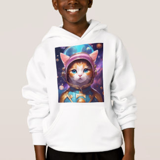 Adabla katt- och bläckfiskhoodie t shirt