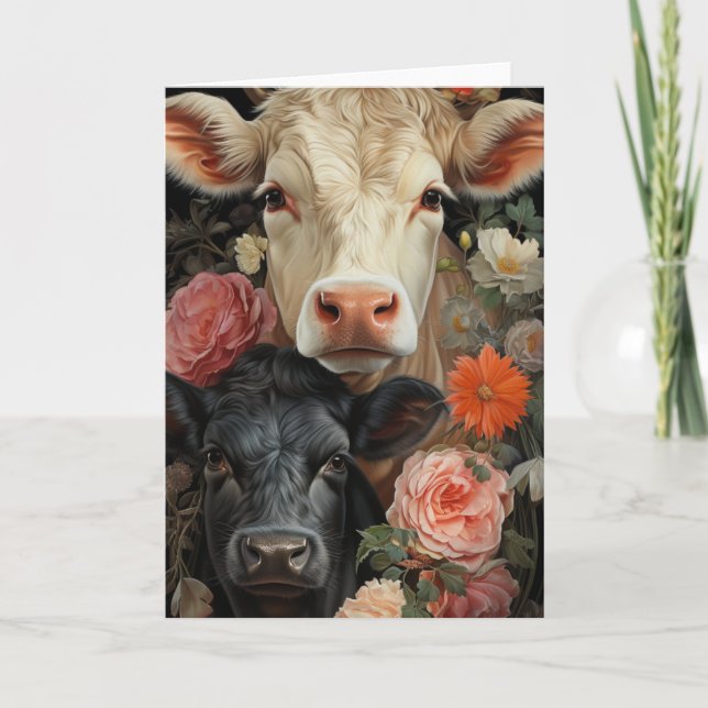 Adabla kor i Tillfällen Flowers Kort (Framsida)