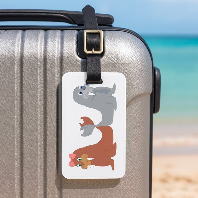 Adabla män och kvinnor bagagebricka (Skapare uppladdad)