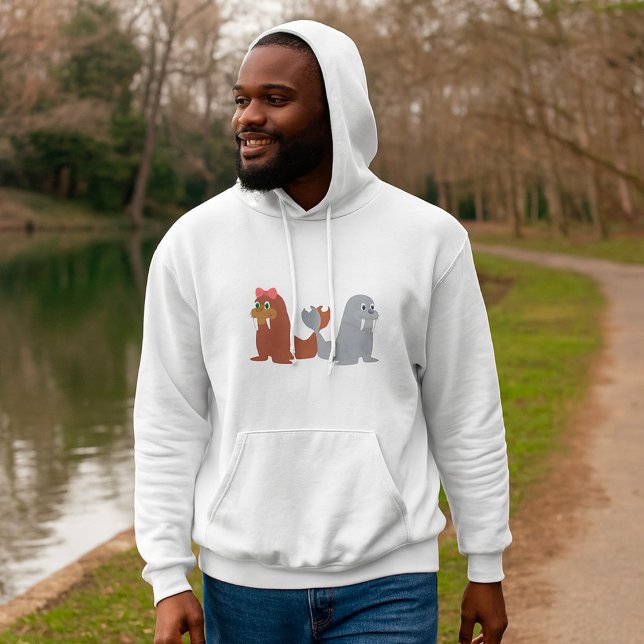 Adabla män och kvinnor hoodie (Skapare uppladdad)