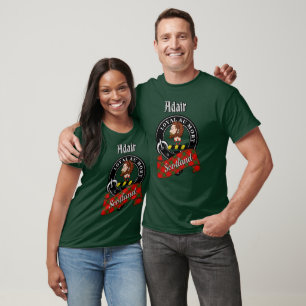 Adair Clan-märke & Tartan T-shirt