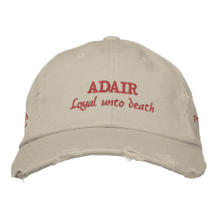 Adair Klan Motto Personlig Broderad Keps