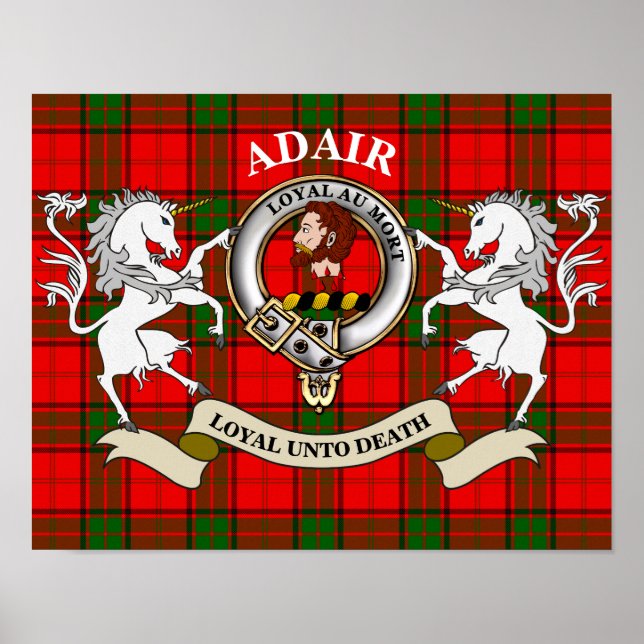 Adair klanmärke affisch (Framsidan)