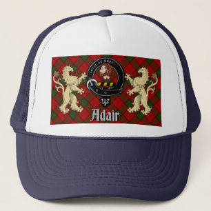 Adair Scottish Tartan & Badge Truckerkeps