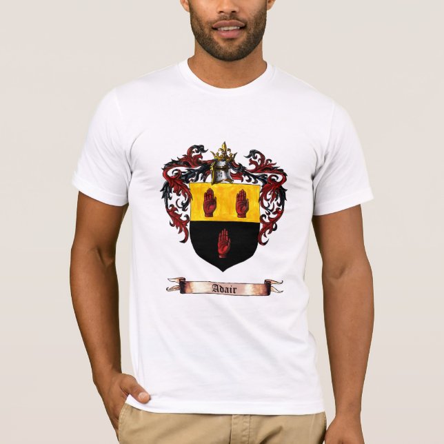 Adair skyddar av ärmar t-shirt (Framsida)