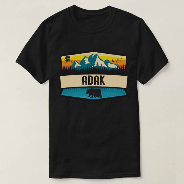 Adak, Alaska T Shirt (Design framsida)