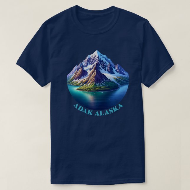 Adak Alaska T Shirt (Design framsida)