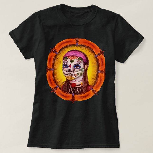 Adalia Sugar Skull Shirt Tröja (Design framsida)