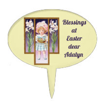 ADALYN ~VINTAGE EASTER BLESSINGS 1912~EASTER CAKE~