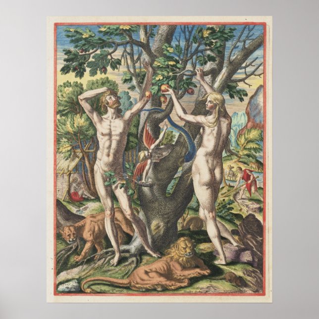 Adam and Eve Poster (Framsidan)
