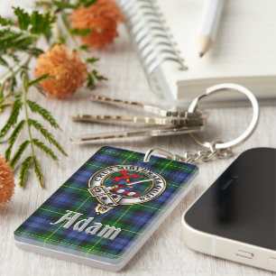 Adam Clan-märke/Tartan rektangel