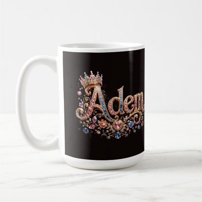 Adam Crown anpassad kaffemugg (Vänster)