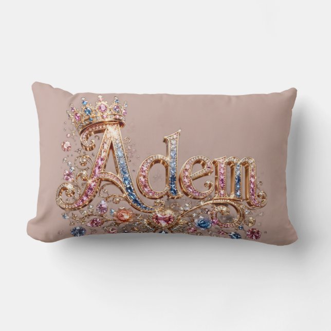 Adam Crown Sparkle Tote Bag Lumbarkudde (Framsida)