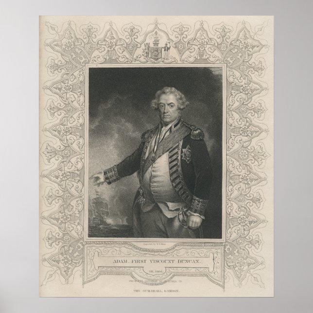 Adam Duncan, första Viscount Duncan av Camperdown Poster (Framsidan)