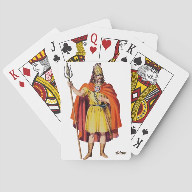 ADAM ~ Forntida Britten KOSTYM ~ f.Kr. 54 ~ Casinokort (Baksidan)