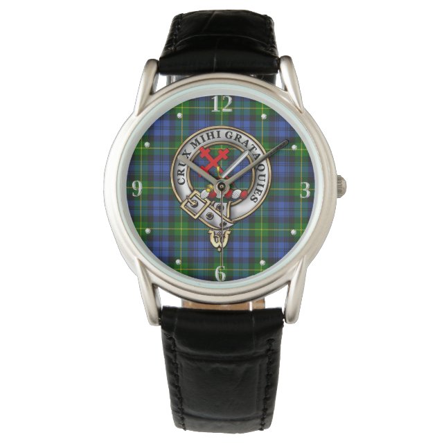 Adam Klan Badge & Tartan Armbandsur (Framsida)