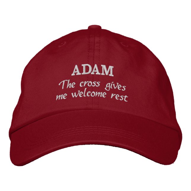 Adam Klan Motto Embroized Hat Broderad Keps (Framsida)