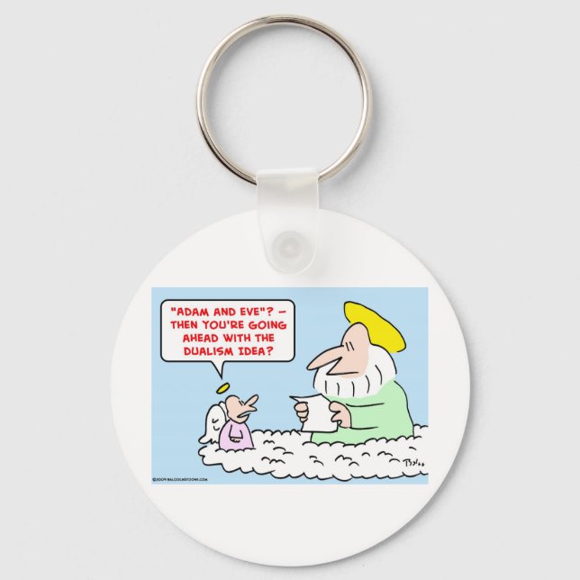 adam kväll dualism nyckelring (Framsida)