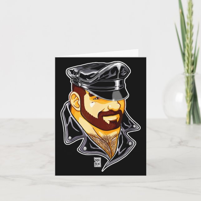 Adam Likes Leather Hat  Kort (Framsida)