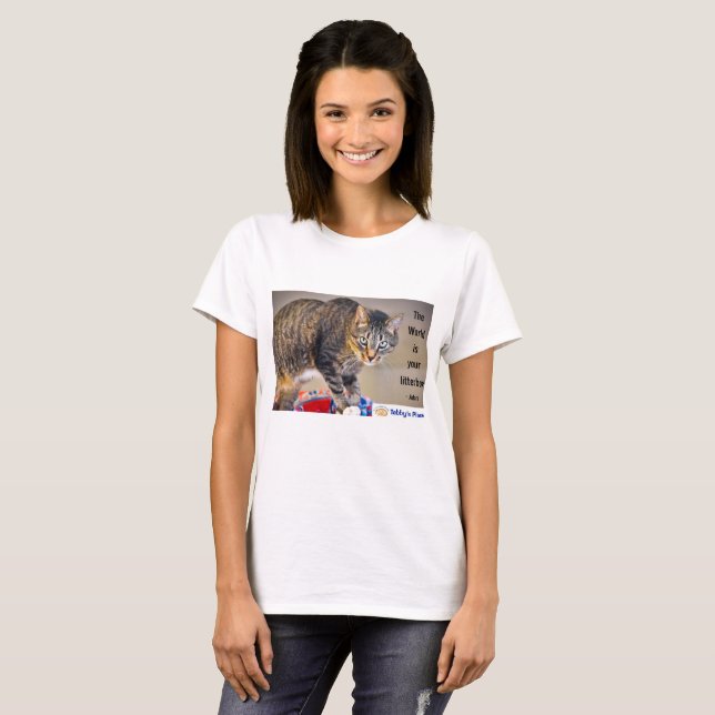 Adam litterbox t shirt (Hel framsida)