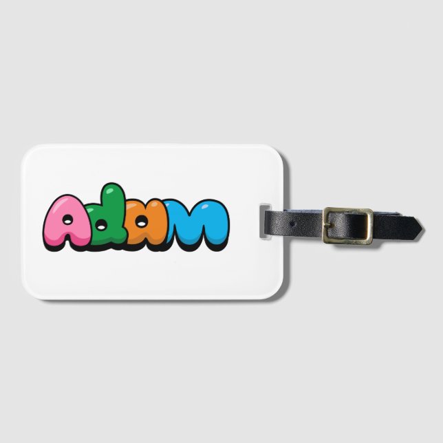 Adam Luggage Tag Bagagebricka (Framsida horisontal)