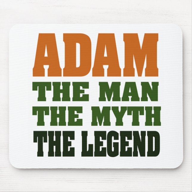 Adam - manen, mythen, legenden! musmatta (Framsidan)