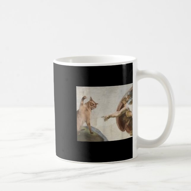 Adam Meme Michelangelo J. Kaffemugg (Höger)