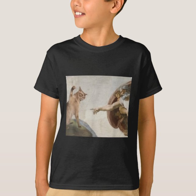 Adam Meme Michelangelo J. T Shirt (Framsida)