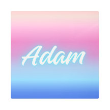 Adam – Mörkt minimalistiskt namnkoncept