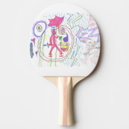 Adam Moyer Original "ZZZ's" Sällsynt Pingisracket
