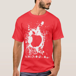 ADAM och för BLÄCK grundläggande äppledesign Tee