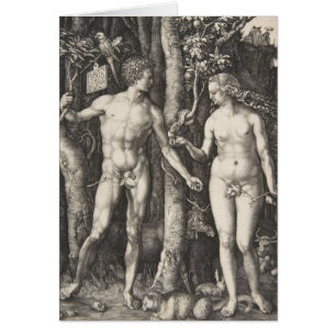 Adam och kväll, 1504 hälsningskort