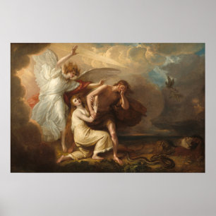 Adam och Kväll - Benjamin Väster Fine Art Poster