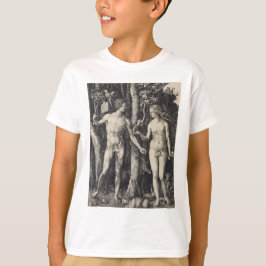 Adam och Kväll Engrave av Albrecht Durer Tee Shirt