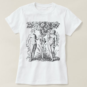 Adam och Kväll Illustration T Shirt