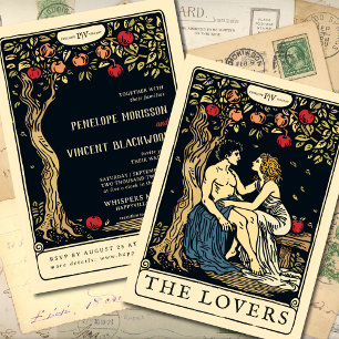 Adam och Kväll   Inbjudan till Tarot Wedding