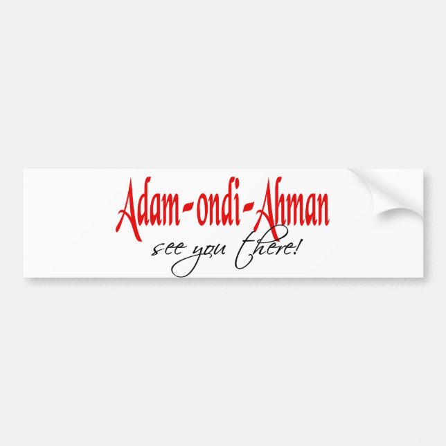 Adam Ondi Ahman Bildekal (Framsidan)