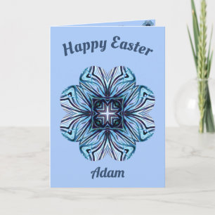ADAM ~ Påsk kort ~ Shades of Blue and White