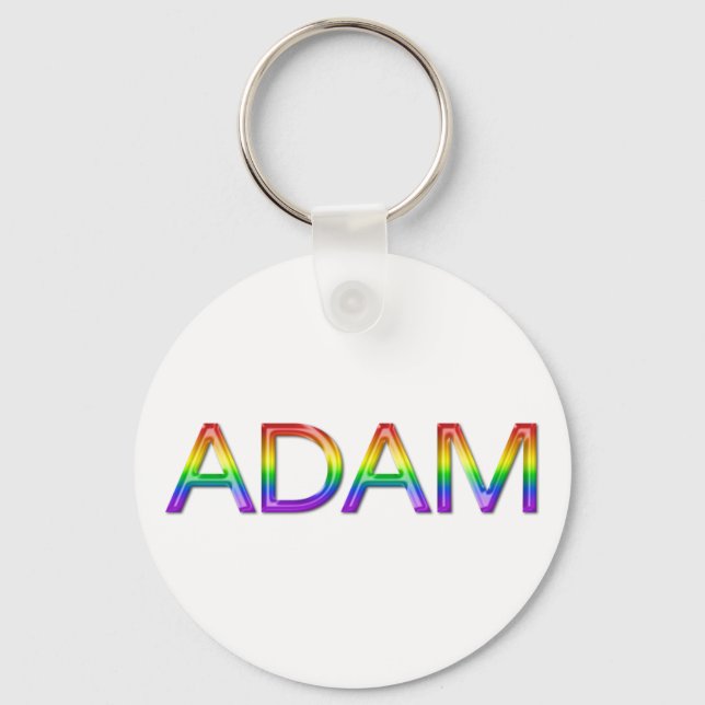 Adam - Rainbow - Keychain - 002 Nyckelring (Framsida)