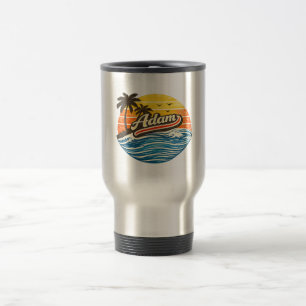 Adam Retro Solnedgång Namn Design Resemugg