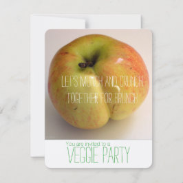 ADAM:S APPLE Veggie Party-inbjudan Inbjudningar